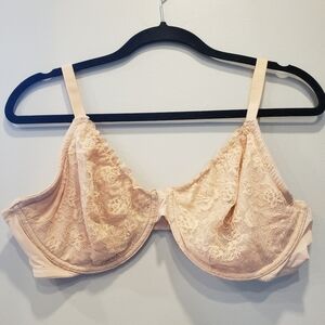 Blake & Co. Nude Underwire Lace Bra - Sz 42D US